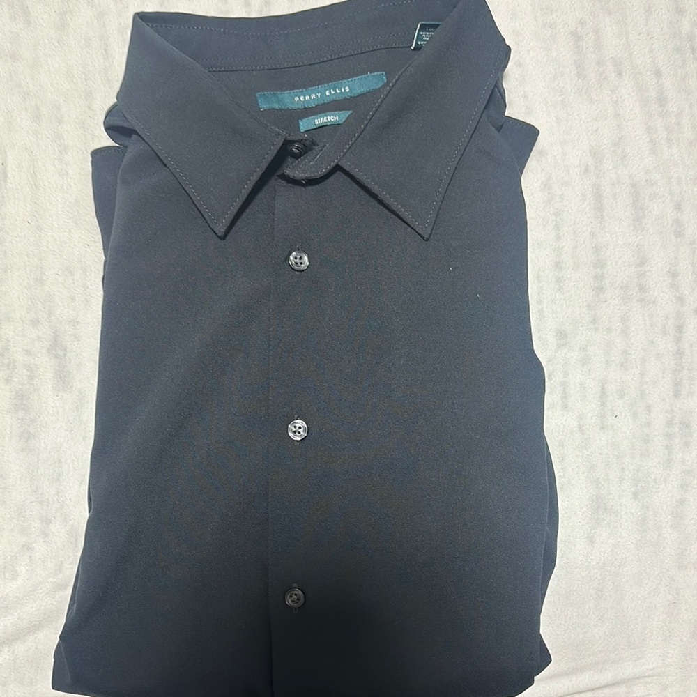 Perry Ellis Men's Black Shirt